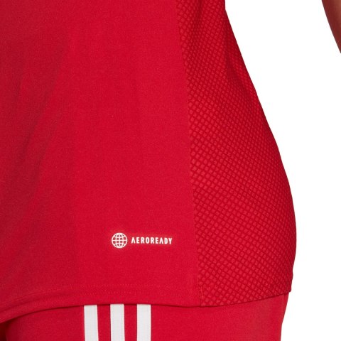 Adidas teamwear Koszulka damska adidas Tiro 23 League Jersey czerwona HT6549 Adidas teamwear Koszulka damska adidas Tiro 23 League Jersey czerwona HT6549