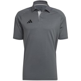 Adidas teamwear Koszulka męska adidas Tiro 23 Competition Polo szara HU1344