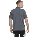 Adidas teamwear Koszulka męska adidas Tiro 23 Competition Polo szara HU1344