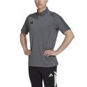 Adidas teamwear Koszulka męska adidas Tiro 23 Competition Polo szara HU1344