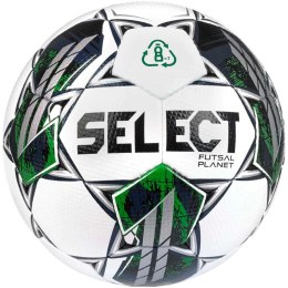 Select Piłka nożna hala Select Futsal Planet FIFA Basic biało-czarno-szaro-zielona 17646