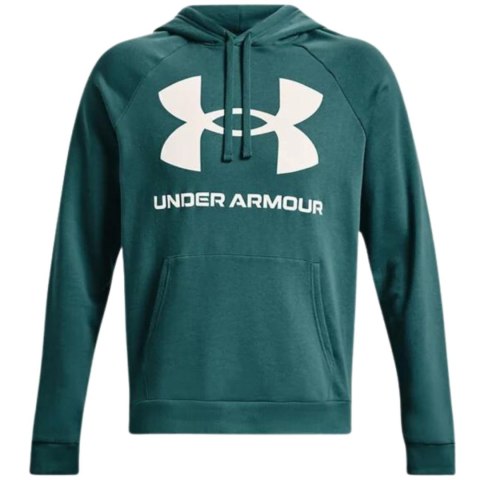 Under Armour Bluza męska Under Armour Rival Fleece Big Logo HD zielona 1357093 722