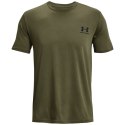 Under Armour Koszulka męska Under Armour Sportstyle Left Chest SS khaki 1326799 390