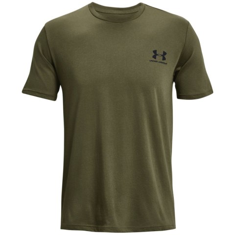 Under Armour Koszulka męska Under Armour Sportstyle Left Chest SS khaki 1326799 390