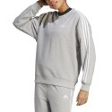 Adidas Bluza damska adidas Essentials 3-Stripes szara IC9905