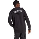 Adidas Bluza męska adidas Essentials French Terry 3-Stripes Full-Zip Hoodie czarna IC0433