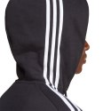 Adidas Bluza męska adidas Essentials French Terry 3-Stripes Full-Zip Hoodie czarna IC0433