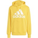 Adidas Bluza męska adidas Essentials French Terry Big Logo Hoodie żółta IC9834