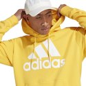 Adidas Bluza męska adidas Essentials French Terry Big Logo Hoodie żółta IC9834