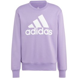 Adidas Bluza męska adidas Essentials French Terry Big Logo fioletowa IC9327