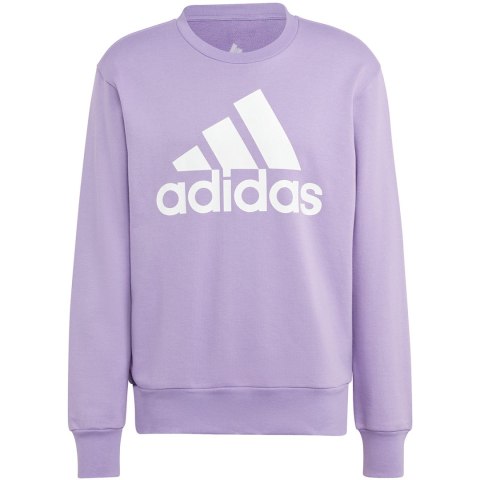 Adidas Bluza męska adidas Essentials French Terry Big Logo fioletowa IC9327