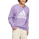 Adidas Bluza męska adidas Essentials French Terry Big Logo fioletowa IC9327