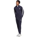 Adidas Dres męski adidas Basic 3-Stripes French Terry granatowy IC6765