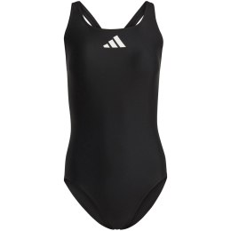 Adidas Kostium kąpielowy damski adidas 3 Bar Logo czarny HS1747