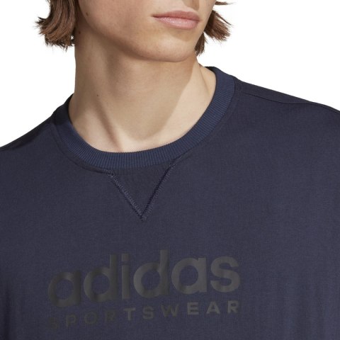 Adidas Koszulka męska adidas All SZN Graphic Tee granatowa IC9812 Adidas Koszulka męska adidas All SZN Graphic Tee granatowa IC9812