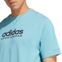 Adidas Koszulka męska adidas All SZN Graphic Tee niebieska IC9820