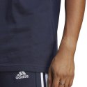 Adidas Koszulka męska adidas Essentials Single Jersey 3-Stripes Tee granatowa IC9335