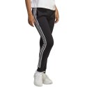 Adidas Spodnie damskie adidas Essentials 3-Stripes French Terry Cuffed czarne IC8770