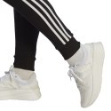 Adidas Spodnie damskie adidas Essentials 3-Stripes French Terry Cuffed czarne IC8770