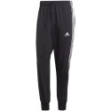 Adidas Spodnie męskie adidas Aerorady Essentials Tapered Cuff Woven 3-Stripes czarne IC0041