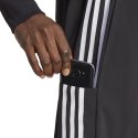 Adidas Spodnie męskie adidas Aerorady Essentials Tapered Cuff Woven 3-Stripes czarne IC0041