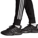 Adidas Spodnie męskie adidas Essentials French Terry Tapered Cuff 3-Stripes czarne HA4337