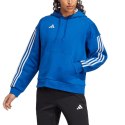 Adidas teamwear Bluza damska adidas Tiro 23 Competition Cotton Hoodie niebieska IC4617