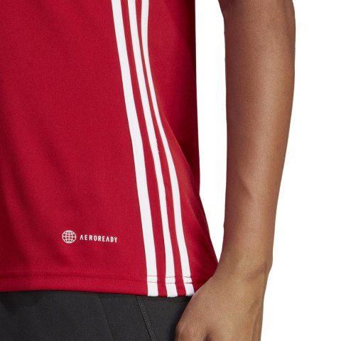Adidas teamwear Koszulka damska adidas Tabela 23 Jersey czerwona HS0540 Adidas teamwear Koszulka damska adidas Tabela 23 Jersey czerwona HS0540