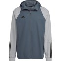 Adidas teamwear Kurtka męska adidas Tiro 23 Competition All-Weather szara HU1320