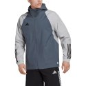 Adidas teamwear Kurtka męska adidas Tiro 23 Competition All-Weather szara HU1320