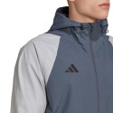 Adidas teamwear Kurtka męska adidas Tiro 23 Competition All-Weather szara HU1320