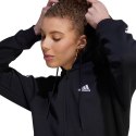 Adidas Bluza damska adidas Essentials 3-Stripes Full-Zip Fleece czarna HZ5743