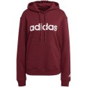 Adidas Bluza damska adidas Essentials Linear bordowa IL3342