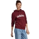 Adidas Bluza damska adidas Essentials Linear bordowa IL3342