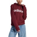 Adidas Bluza damska adidas Essentials Linear bordowa IL3342