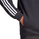 Adidas Bluza męska adidas Essentials Fleece 3-Stripes Full-Zip czarna IB4029