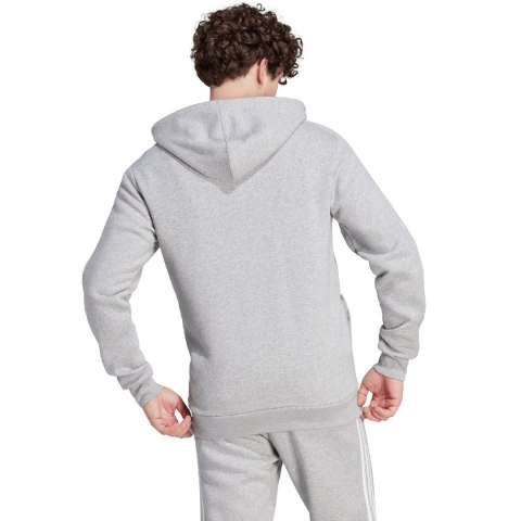 Adidas Bluza męska adidas Essentials Fleece 3-Stripes Full-Zip szara IJ6479 Adidas Bluza męska adidas Essentials Fleece 3-Stripes Full-Zip szara IJ6479