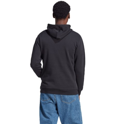 Adidas Bluza męska adidas Essentials Fleece 3-Stripes Hoodie czarna IB4028 Adidas Bluza męska adidas Essentials Fleece 3-Stripes Hoodie czarna IB4028