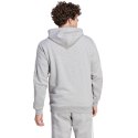 Adidas Bluza męska adidas Essentials Fleece 3-Stripes Hoodie szara IJ6474