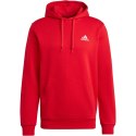 Adidas Bluza męska adidas Essentials Fleece Hoodie czerwona H47018