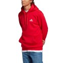 Adidas Bluza męska adidas Essentials Fleece Hoodie czerwona H47018