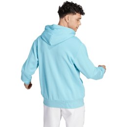 Adidas Bluza męska adidas Essentials French Terry Big Logo Hoodie błękitna IJ8588