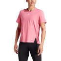 Adidas Koszulka damska adidas Versatile Tee różowa IL1364