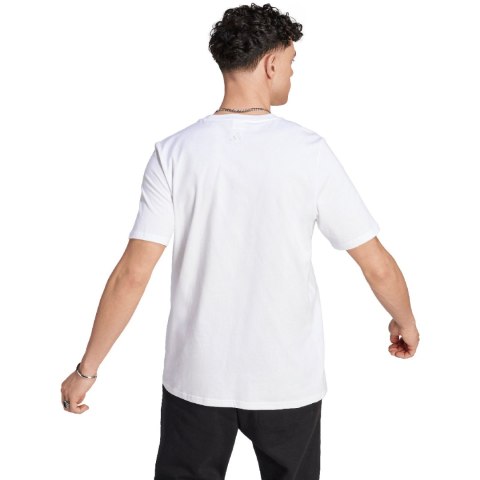 Adidas Koszulka męska adidas Essentials Single Jersey Big Logo Tee biała IJ8579 Adidas Koszulka męska adidas Essentials Single Jersey Big Logo Tee biała IJ8579