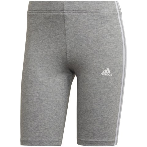 Adidas Spodenki damskie adidas Essentials 3-Stripes Bike szare HF5956 Adidas Spodenki damskie adidas Essentials 3-Stripes Bike szare HF5956