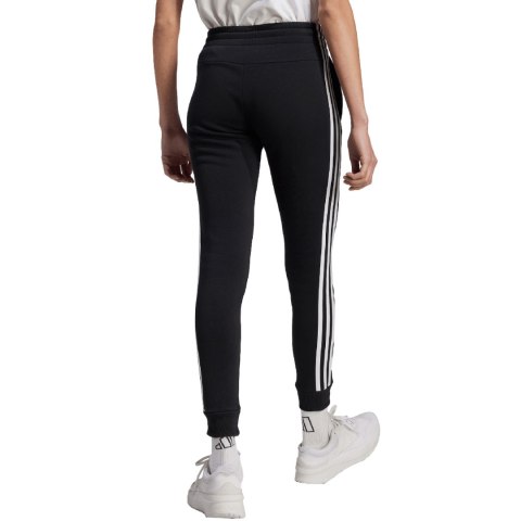 Adidas Spodnie damskie adidas Essentials 3-Stripes Fleece czarne HZ5753 Adidas Spodnie damskie adidas Essentials 3-Stripes Fleece czarne HZ5753
