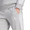 Adidas Spodnie męskie adidas Essentials Fleece 3-Stripes Tapered Cuff szare IJ6494