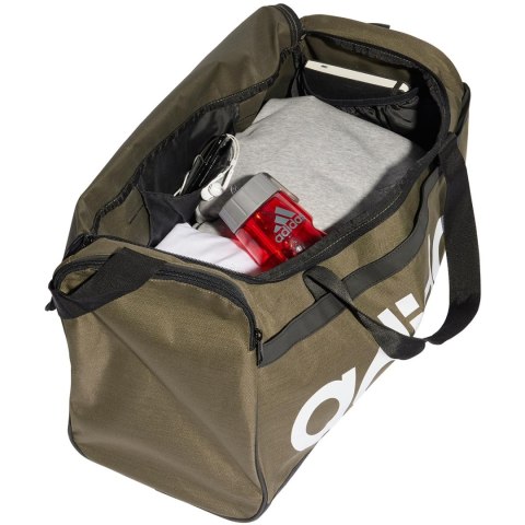 Adidas Torba adidas Essentials Linear Duffel Medium zielona HR5350 Adidas Torba adidas Essentials Linear Duffel Medium zielona HR5350