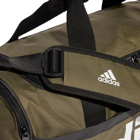 Adidas Torba adidas Essentials Linear Duffel Medium zielona HR5350 Adidas Torba adidas Essentials Linear Duffel Medium zielona HR5350