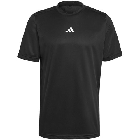 Adidas teamwear Koszulka męska adidas Techfit Short Sleeve Tee czarna IA1165